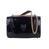 Plein Sport Chic Patent Effect Chain Shoulder Bag -   -  Plein Sport.